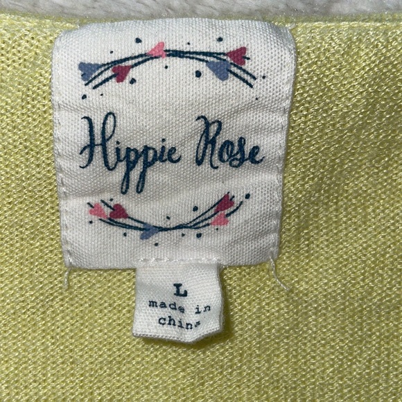 Bright Sunny Yellow Tunic Length V-Neck Sweater - Picture 2 of 6